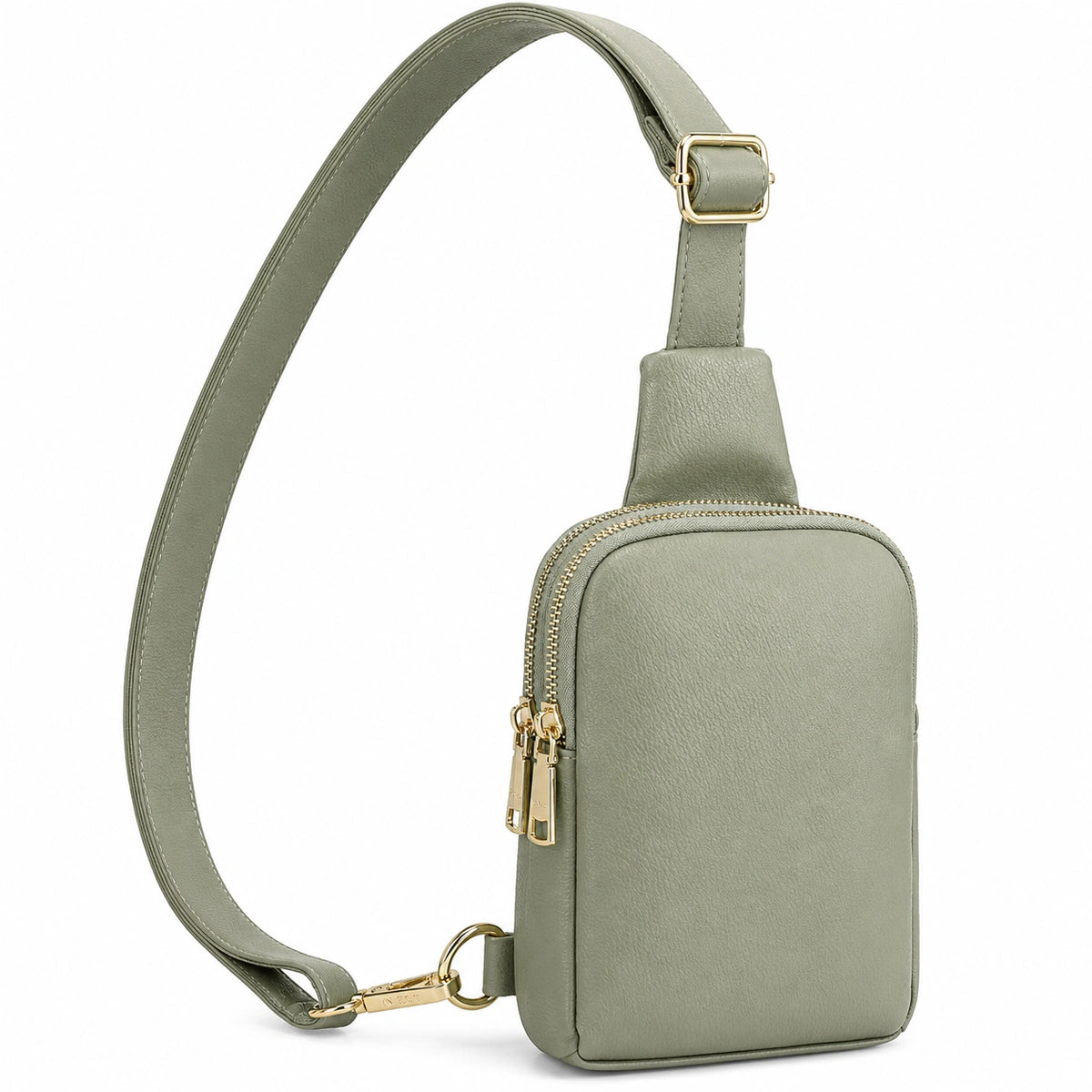 Bolso Bandolera Verde Oliva con Correa Ajustable