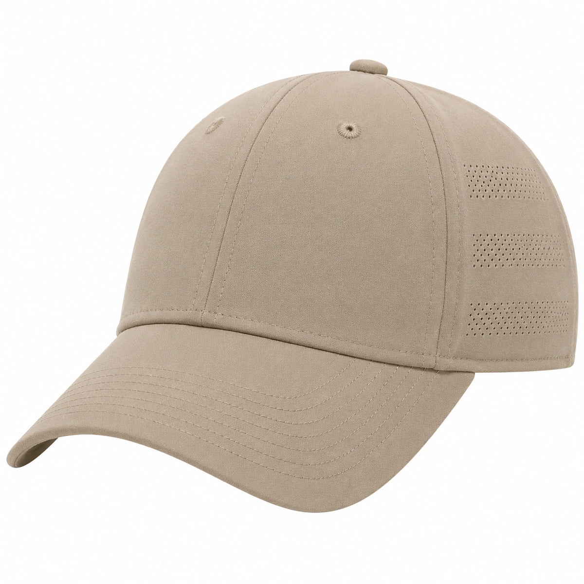 Gorra de béisbol transpirable beige unisex