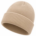 Gorro de Punto Clásico Beige para Adultos