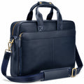 Bolso de Mano con Correa Ajustable Azul Marino