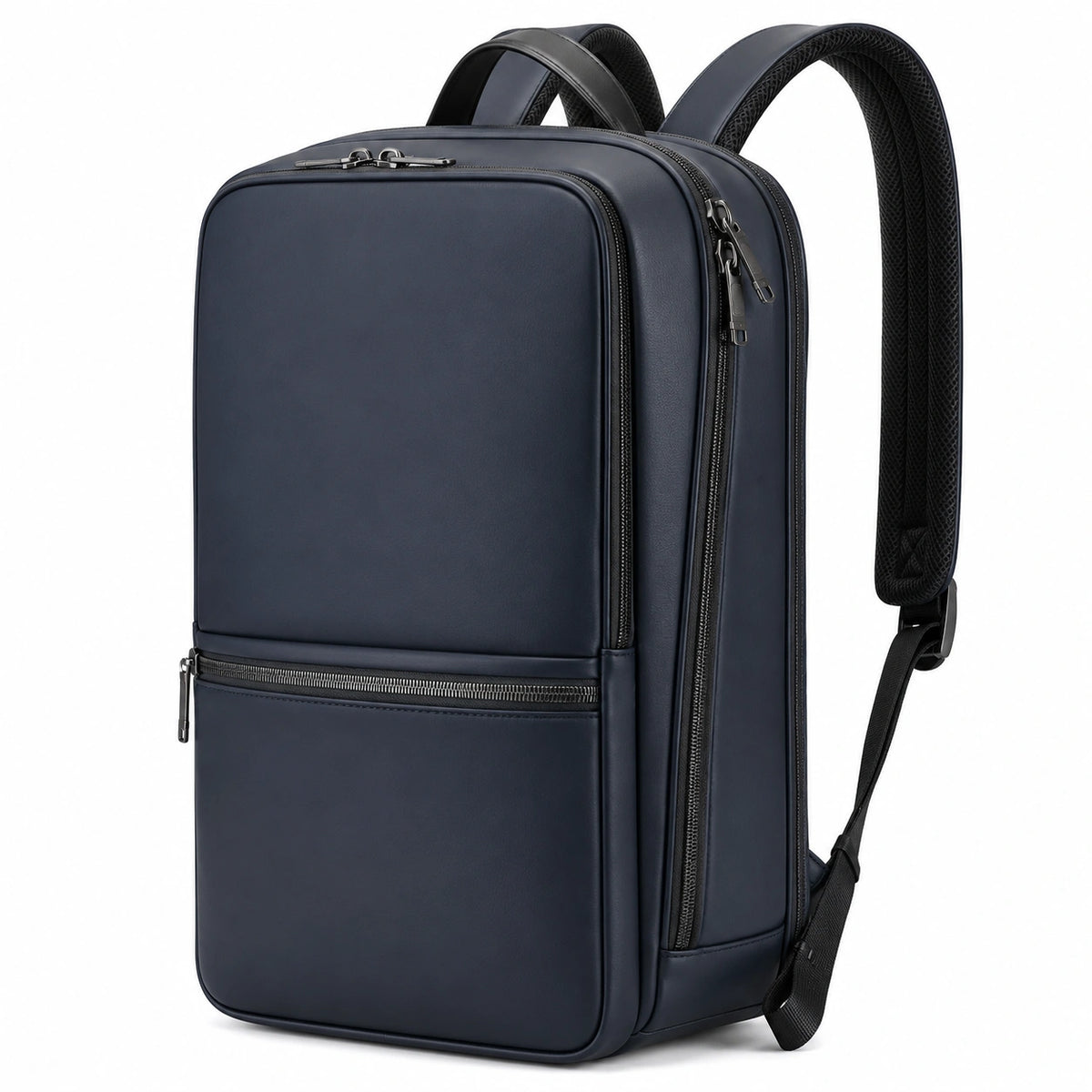 Mochila Azul para Portátil de 15 Pulgadas con Compartimentos Múltiples
