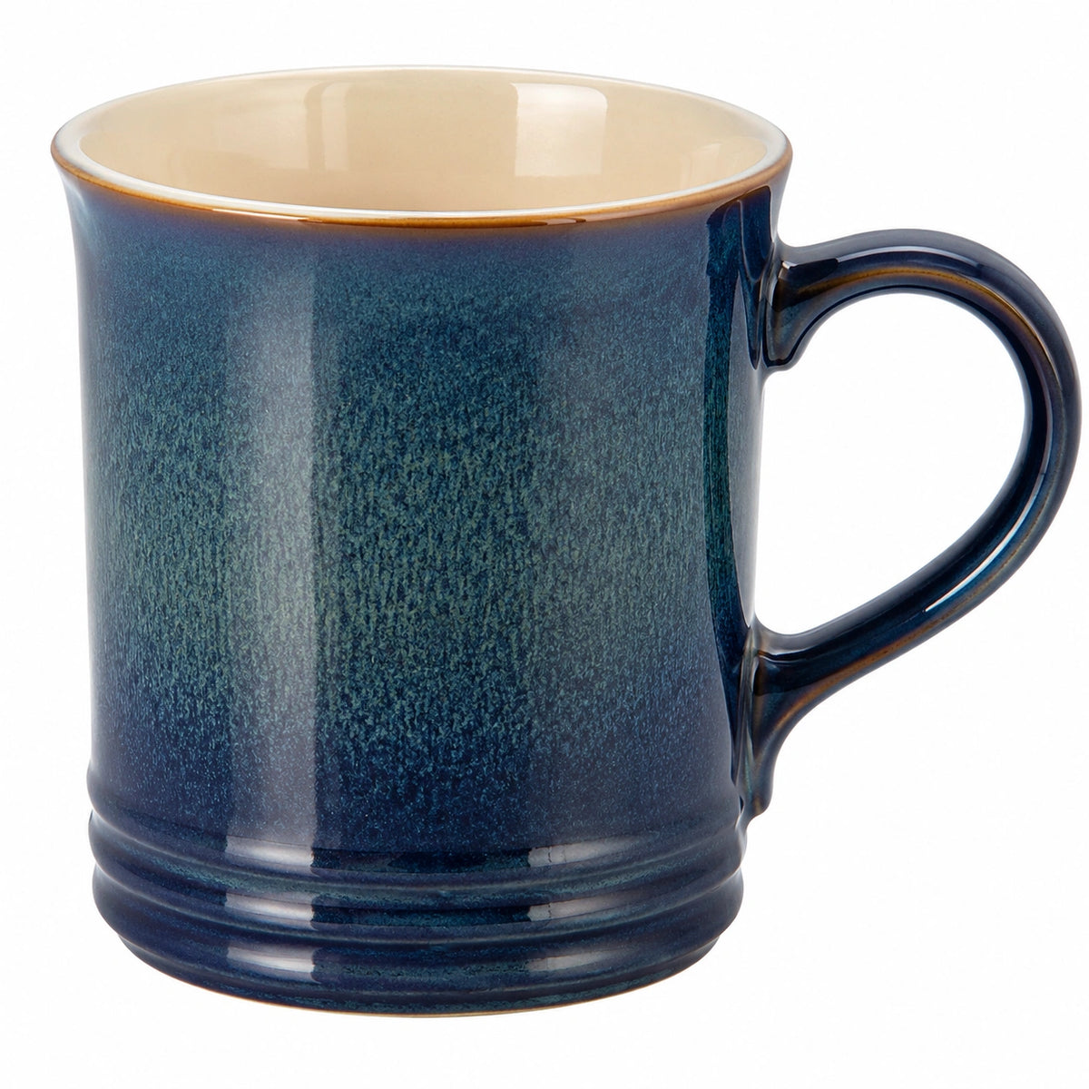 Taza de cerámica esmaltada azul 350ml